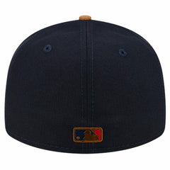 Boston Red Sox Team Suede Visor Low Profile 59FIFTY Fitted Hat - Navy | New Era