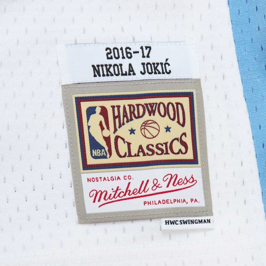 Nikola Jokic Denver Nuggets 2016/17 Throwback Swingman Jersey sale - White | Mitchell & Ness outlet