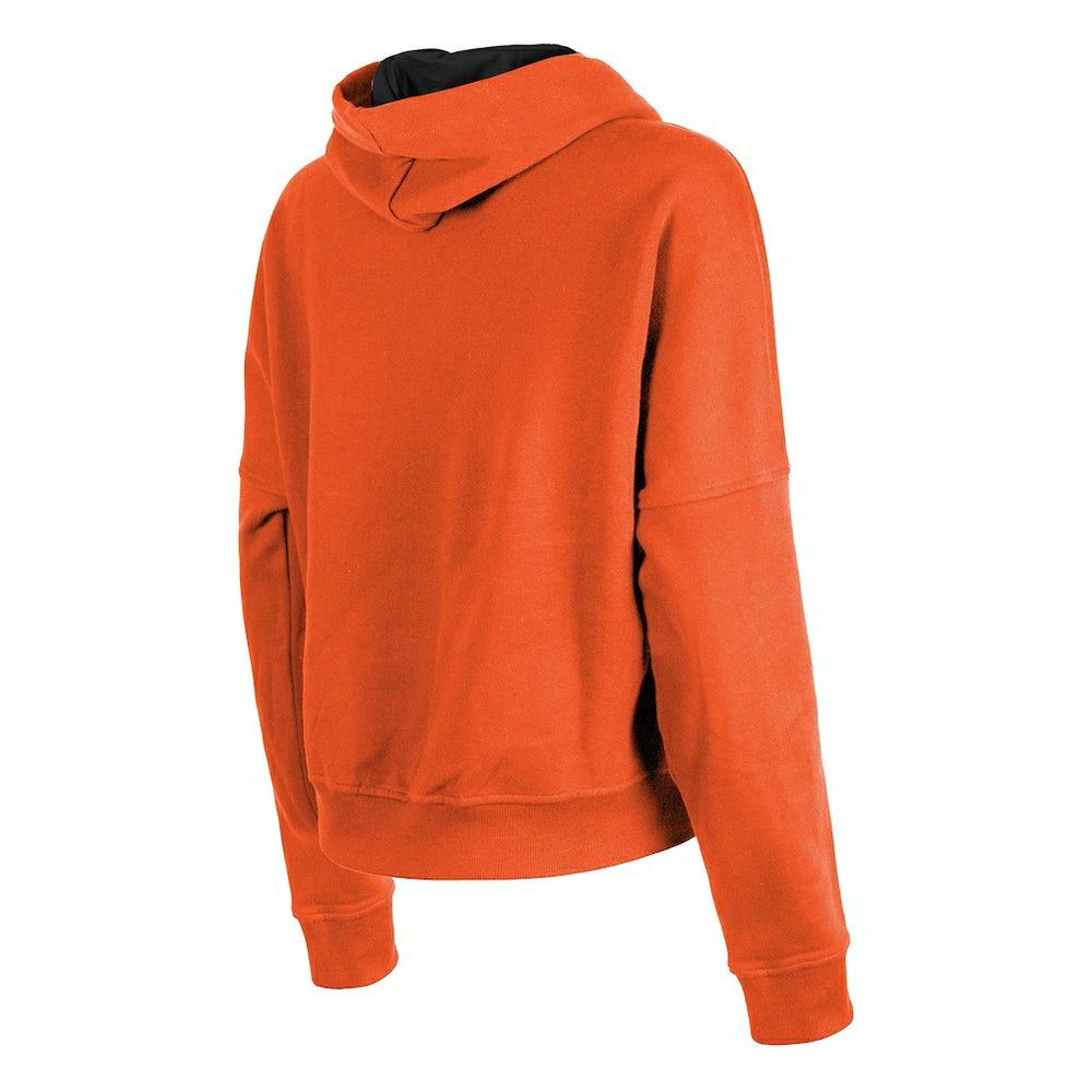 Cincinnati Bengals New Era Women's Boxy Pullover Hoodie - Orange on sale