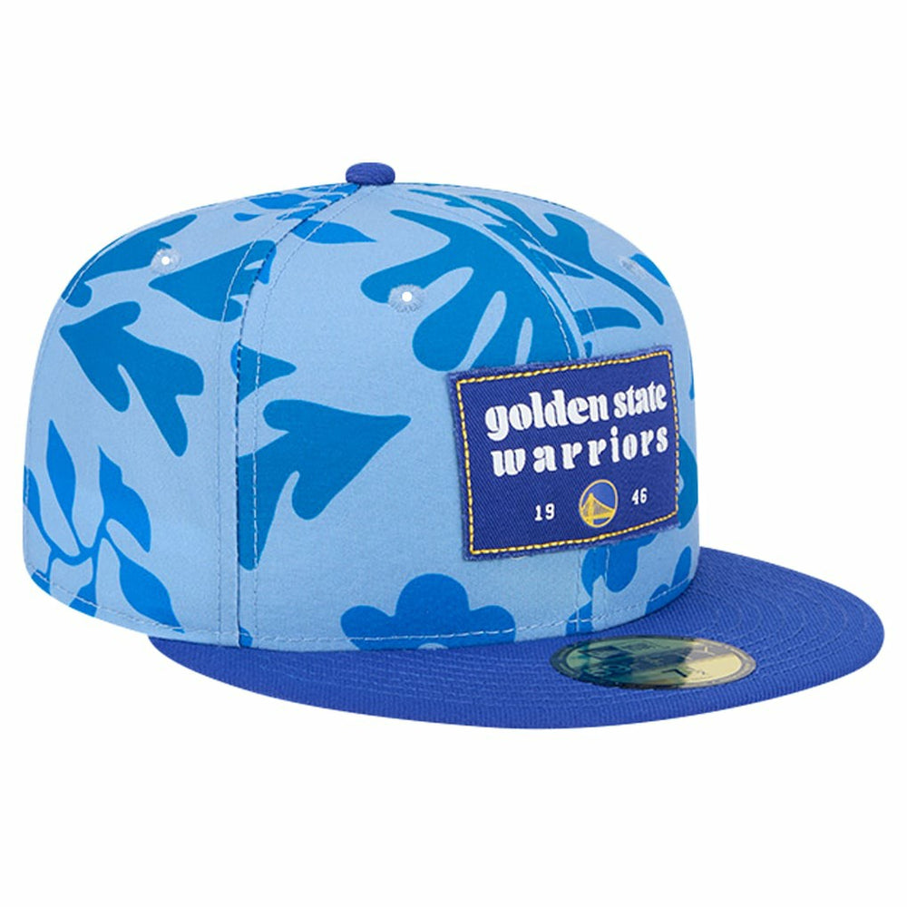 Golden State Warriors Palm Fronds 2-Tone 59FIFTY Fitted Hat sale - Royal | New Era cheap