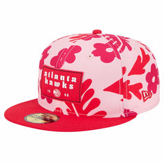 Atlanta Hawks Palm Fronds 2-Tone 59FIFTY Fitted Hat - Red | New Era cheap
