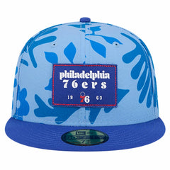 Philadelphia 76ers Palm Fronds 2-Tone 59FIFTY Fitted Hat - Royal | New Era online