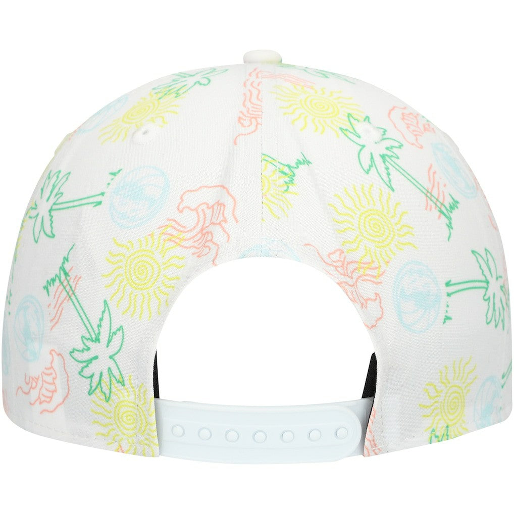 Dallas Mavericks Palm Trees and Waves Golfer Adjustable Hat sale - White | New Era shop