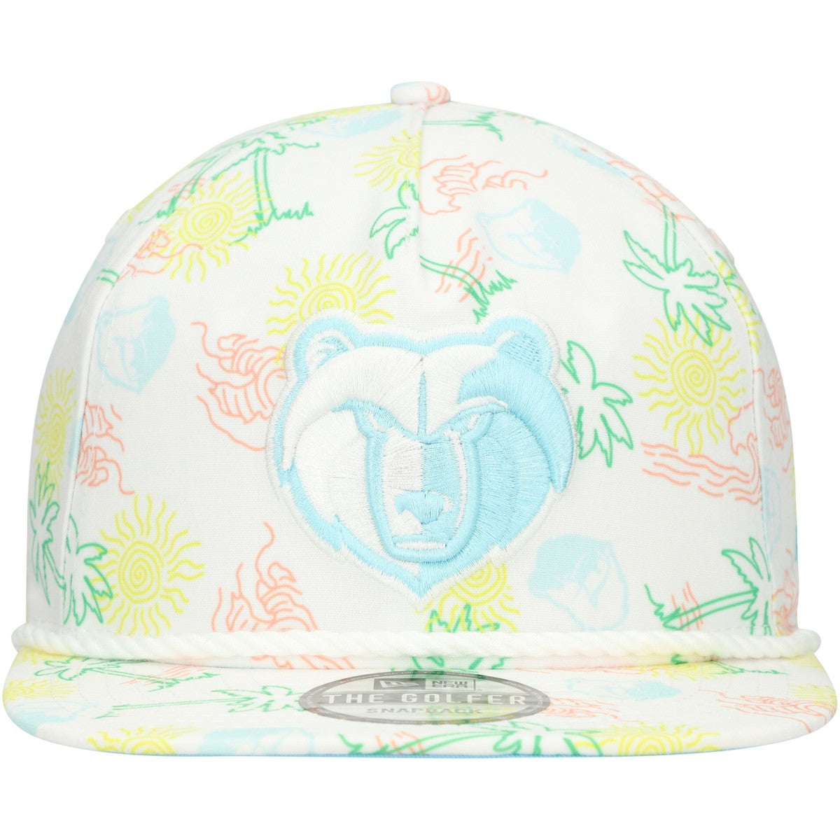 Memphis Grizzlies Palm Trees and Waves Golfer Adjustable Hat - White | New Era online