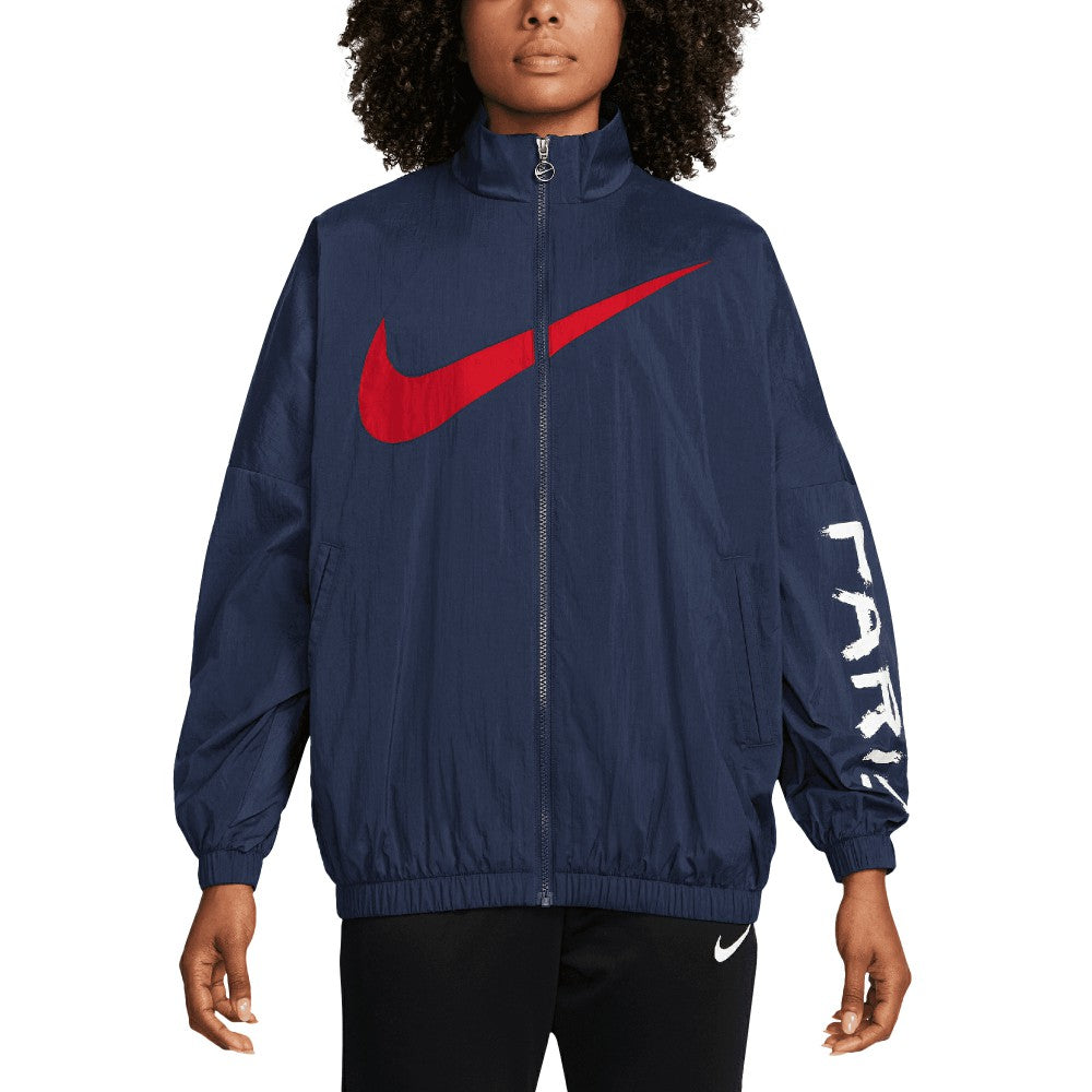 Paris Saint-Germain Women's Essential Windrunner Full-Zip Jacket - Navy | Nike discount