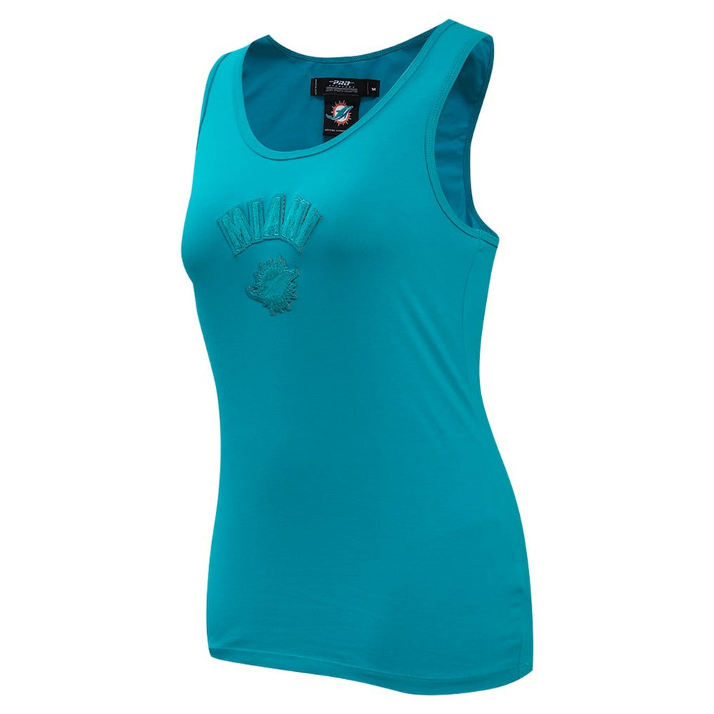 Miami Dolphins Pro Standard Women's Triple Tonal Racerback Tank Top - Aqua for sale