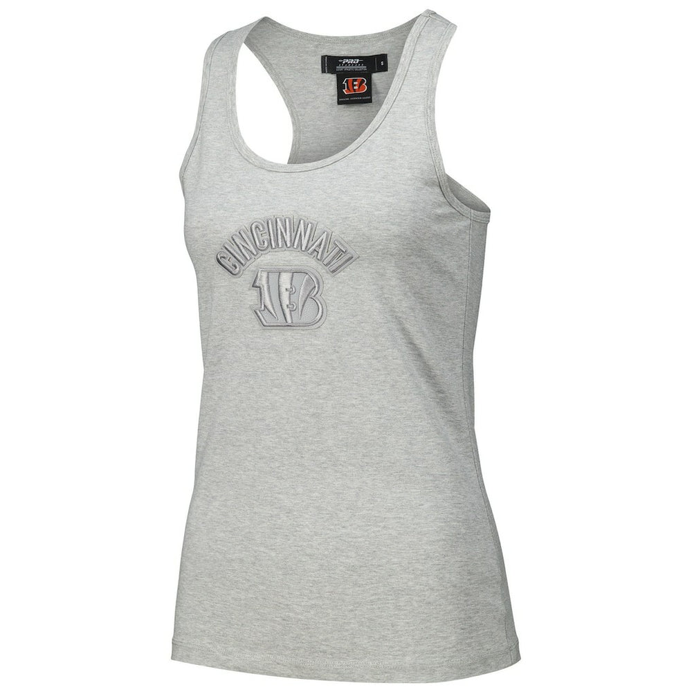 Cincinnati Bengals Pro Standard Women's Triple Tonal Racerback Tank Top - Gray outlet