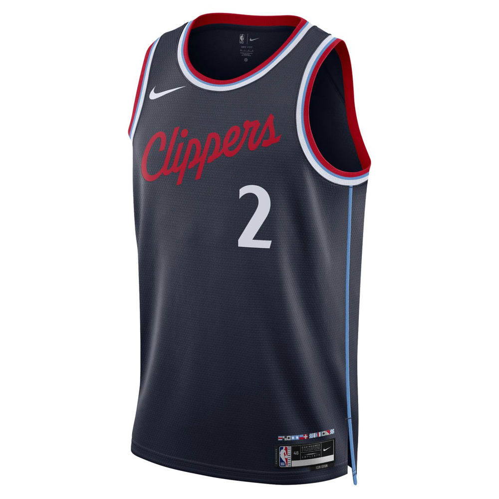 Kawhi Leonard LA Clippers Unisex 2024/25 Swingman Jersey - Navy - Icon Edition | Nike shop