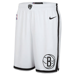 Brooklyn Nets 2024/25 Association Edition Swingman Shorts - White | Nike cheap