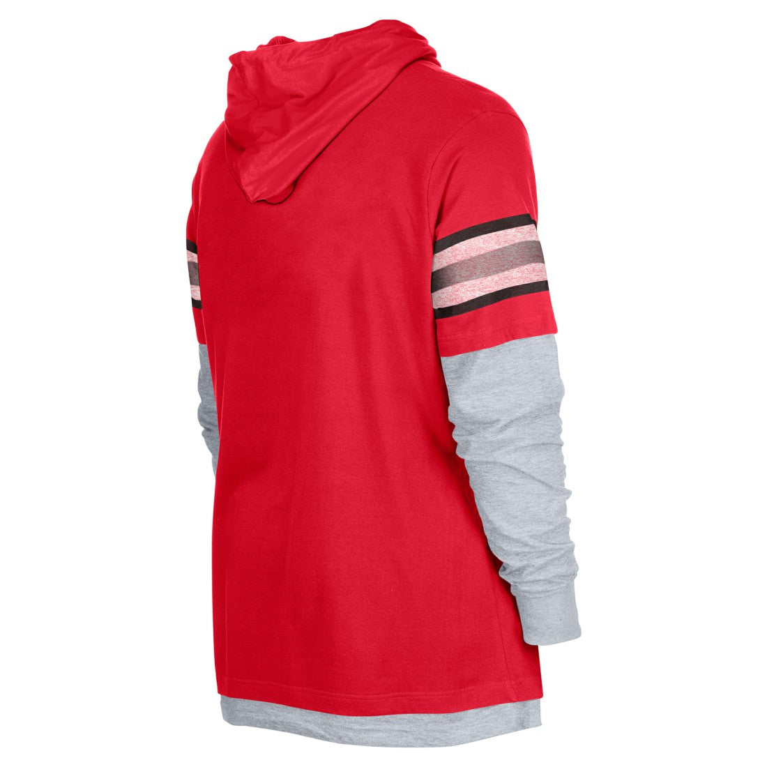 Tampa Bay Buccaneers New Era Twofer Long Sleeve Hooded T-Shirt - Red discount