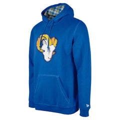Los Angeles Rams New Era 3rd Down Plaid Pullover Hoodie - Royal sale