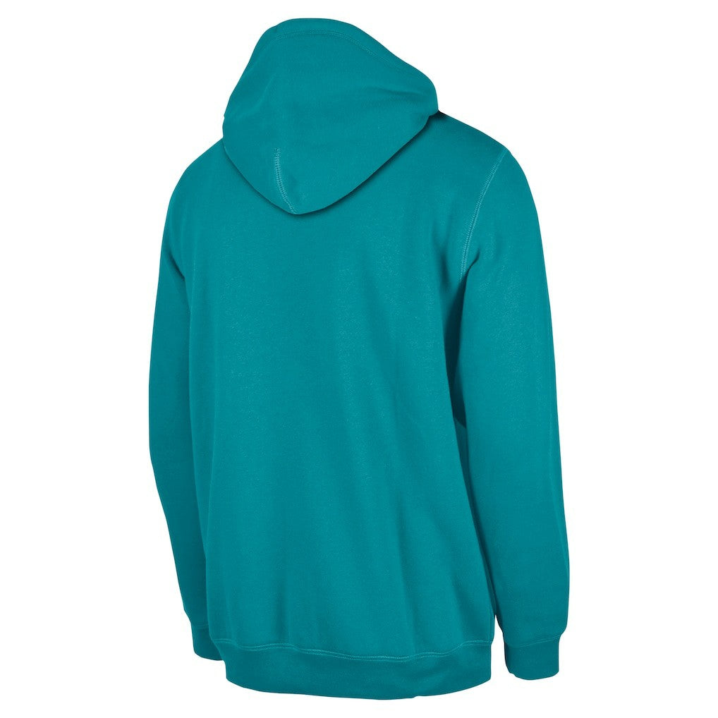 Miami Dolphins New Era 3rd Down Plaid Pullover Hoodie - Teal outlet