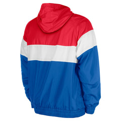 New York Giants New Era 3rd Down Raglan Quarter-Zip Windbreaker Jacket - Royal outlet