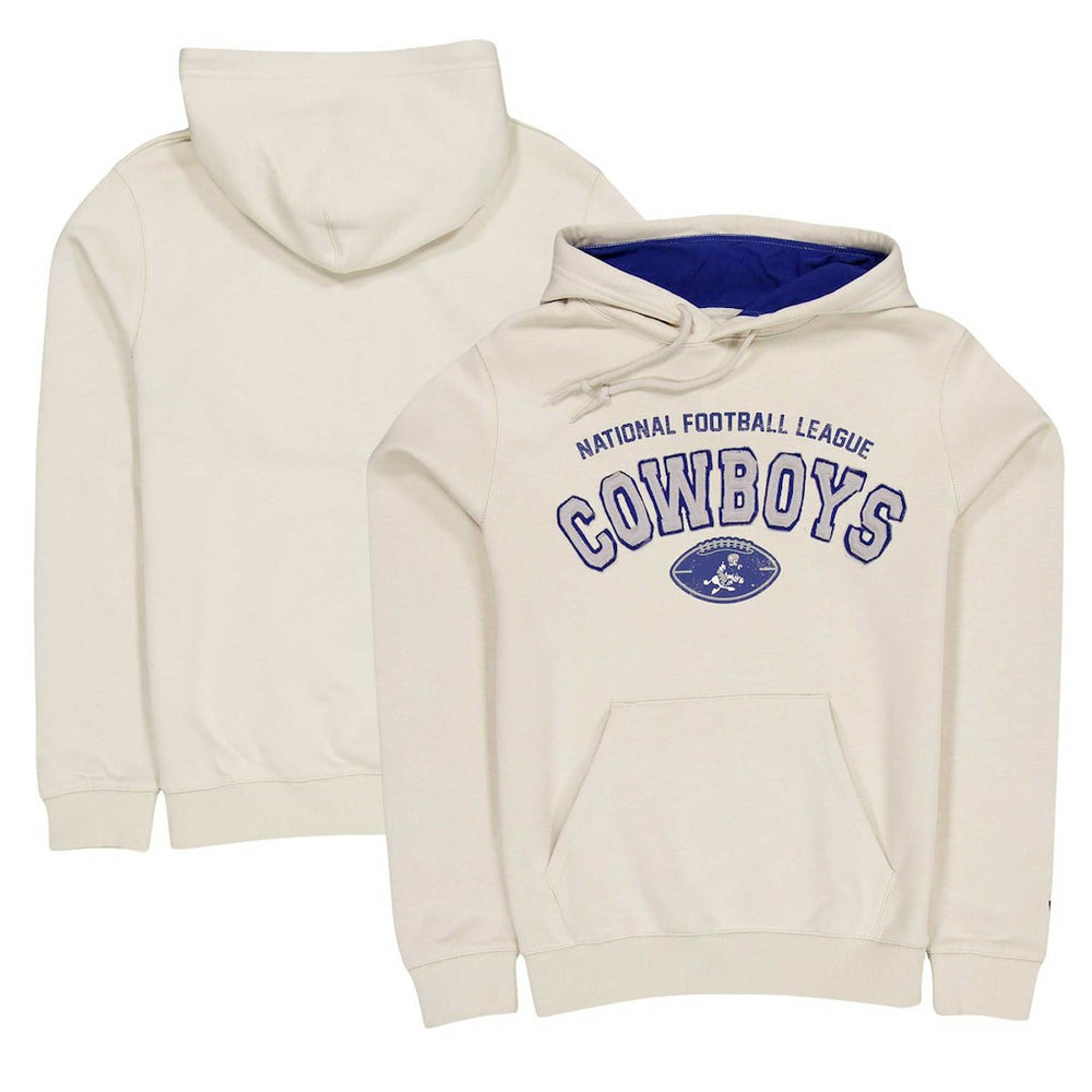 Dallas Cowboys New Era Historic 3rd Down Pullover Hoodie - Cream outlet
