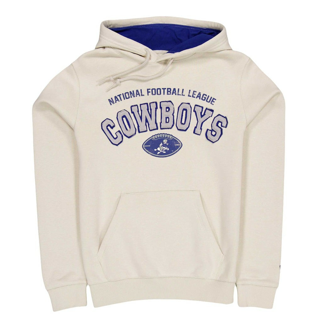 Dallas Cowboys New Era Historic 3rd Down Pullover Hoodie - Cream outlet