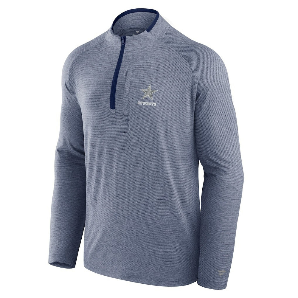 Dallas Cowboys Unisex Front Office Performance Primary Quarter-Zip Jacket - Navy cheap