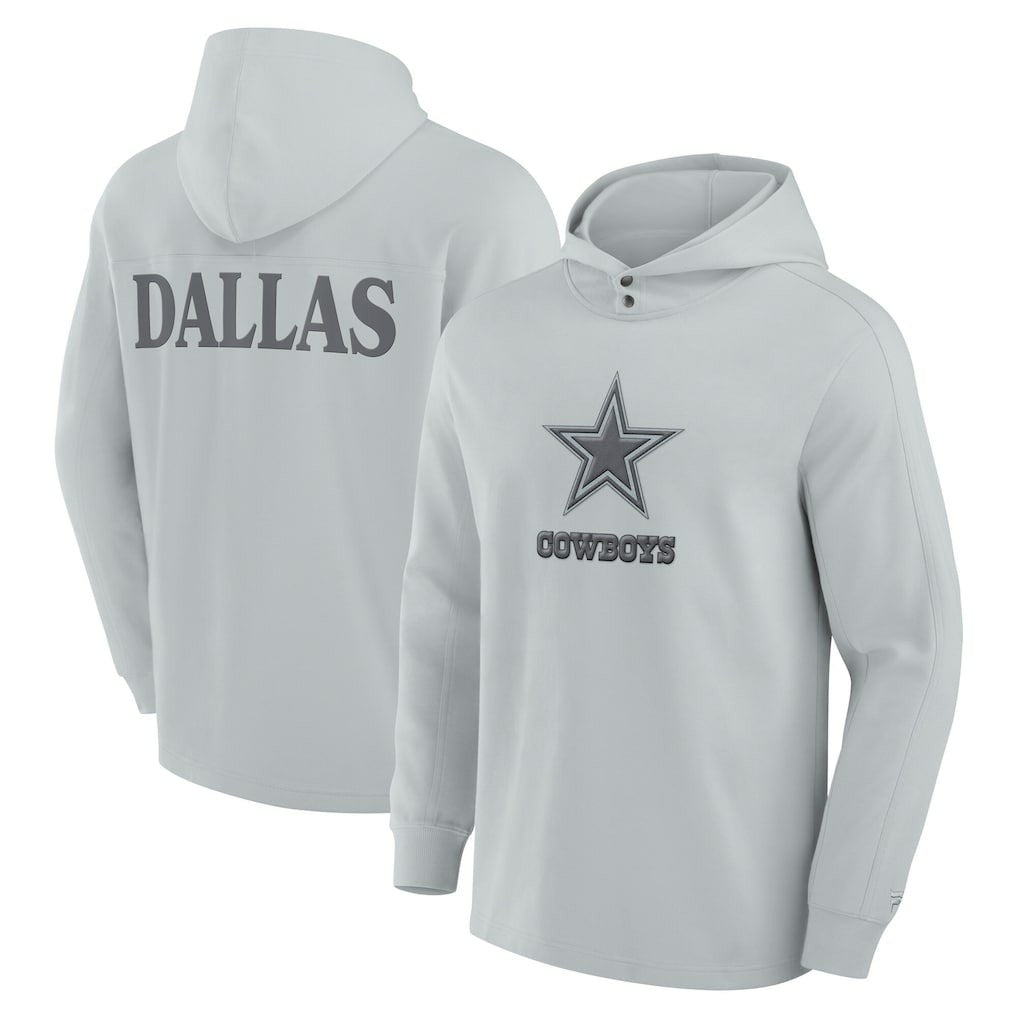 Dallas Cowboys Elements Blaze Tri-Blend Long Sleeve Hoodie T-Shirt - Gray online