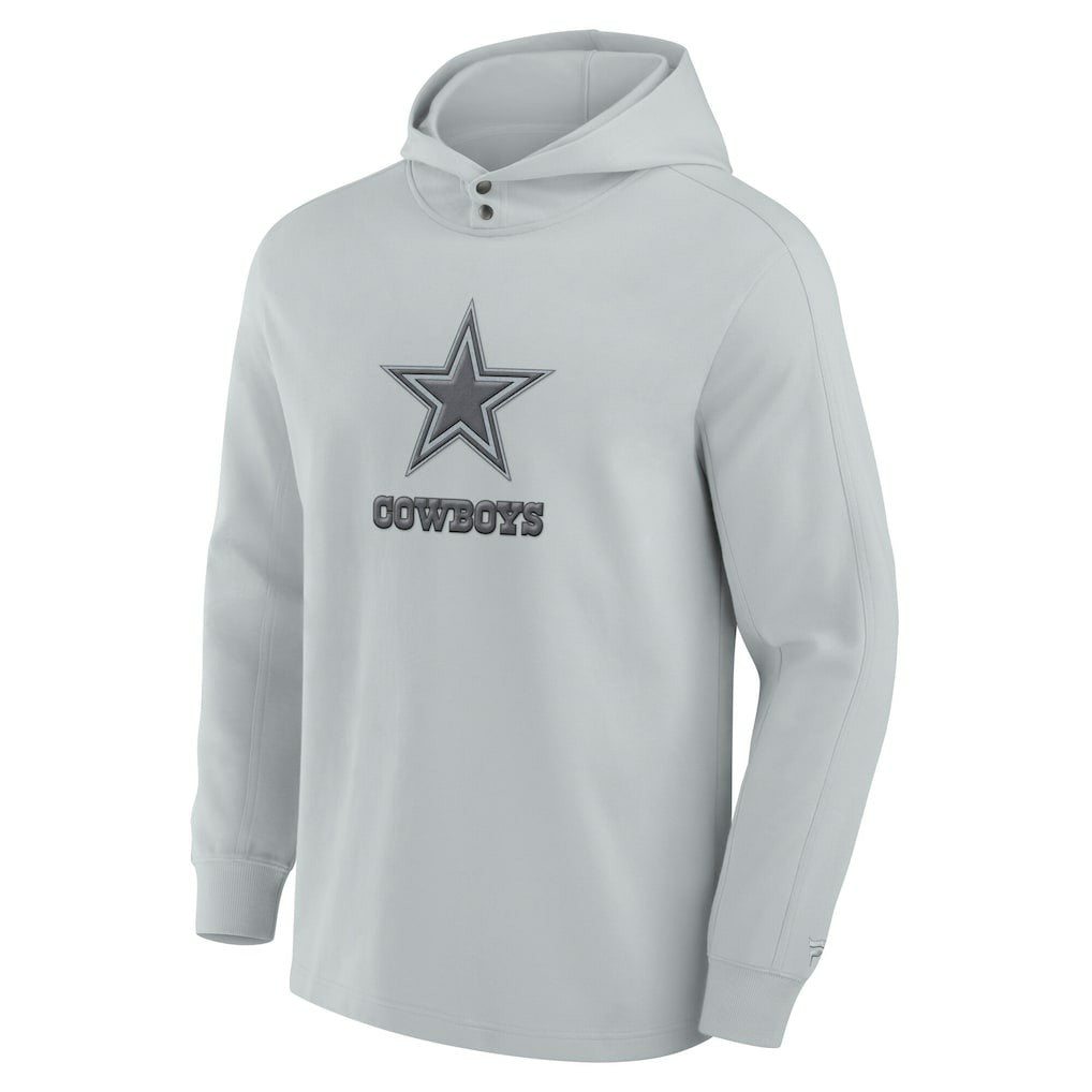 Dallas Cowboys Elements Blaze Tri-Blend Long Sleeve Hoodie T-Shirt - Gray online
