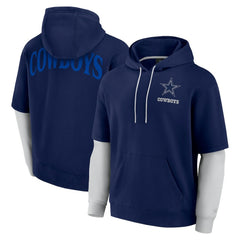 Dallas Cowboys Unisex Sleek Elements Pullover Hoodie - Navy sale