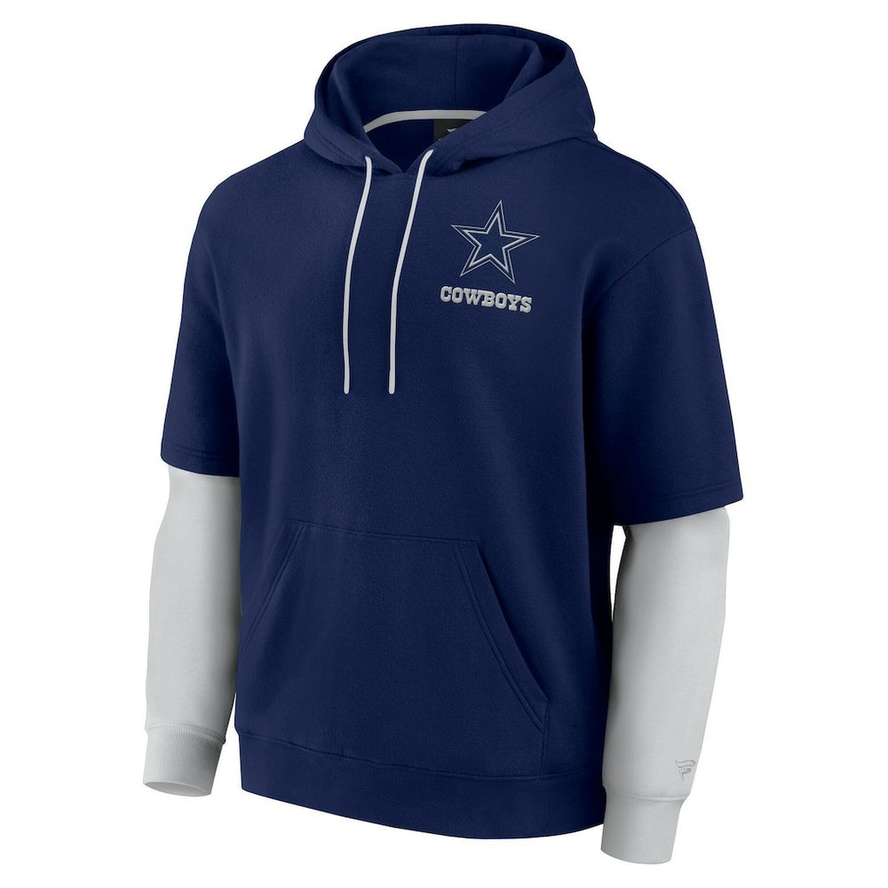 Dallas Cowboys Unisex Sleek Elements Pullover Hoodie - Navy sale