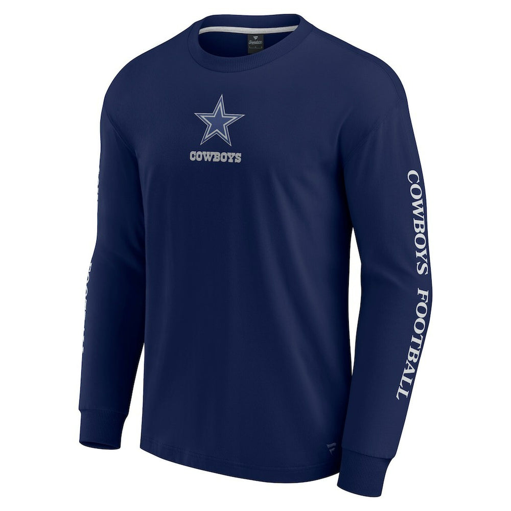 Dallas Cowboys Unisex Elements Strive Long Sleeve T-Shirt - Navy on sale