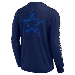 Dallas Cowboys Unisex Elements Strive Long Sleeve T-Shirt - Navy on sale