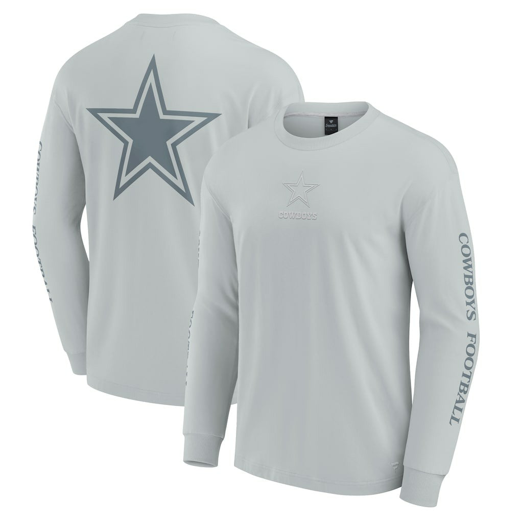Dallas Cowboys Unisex Elements Strive Long Sleeve T-Shirt - Gray on sale
