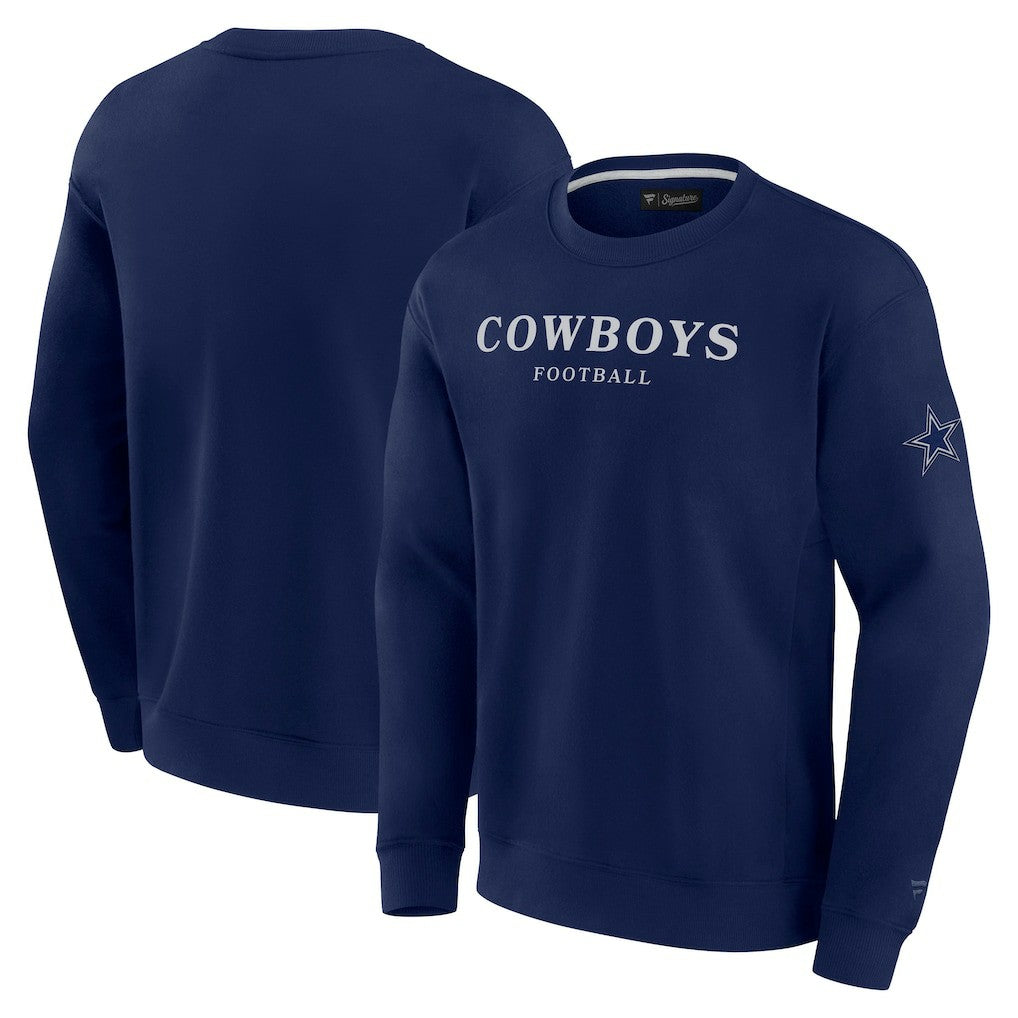Dallas Cowboys Unisex Elements Unlimited Fleece Pullover Sweatshirt - Navy for sale