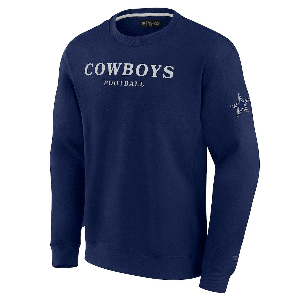 Dallas Cowboys Unisex Elements Unlimited Fleece Pullover Sweatshirt - Navy for sale