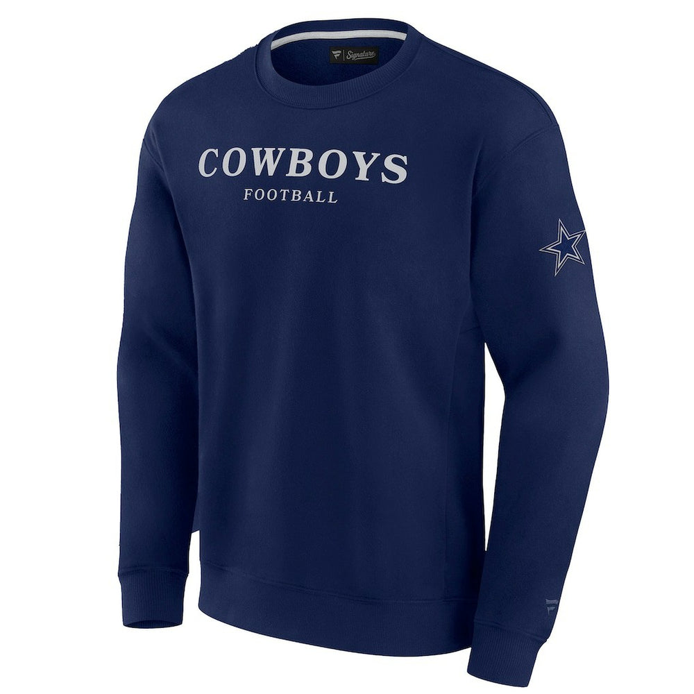 Dallas Cowboys Unisex Elements Unlimited Fleece Pullover Sweatshirt - Navy for sale