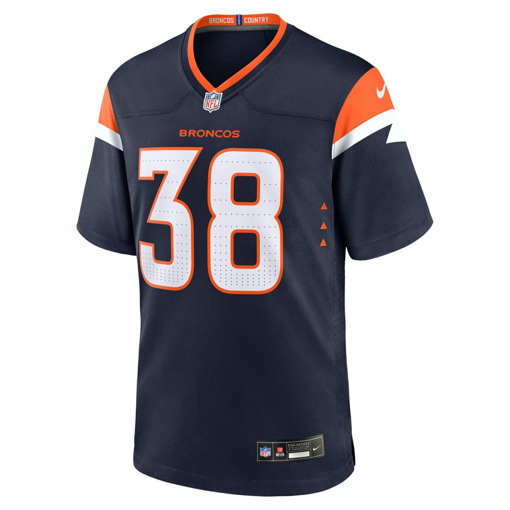 Jaleel McLaughlin Denver Broncos Alternate Game Jersey - Navy | Nike discount