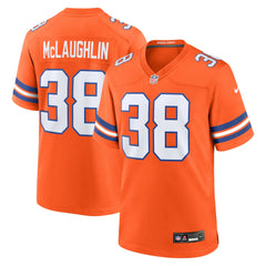 Jaleel McLaughlin Denver Broncos Mile High Collection 1977 Throwback Player Game Jersey - Orange | Nike cheap
