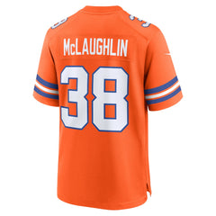 Jaleel McLaughlin Denver Broncos Mile High Collection 1977 Throwback Player Game Jersey - Orange | Nike cheap