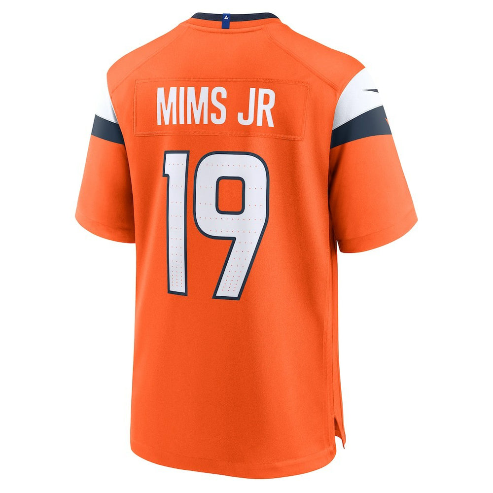 Marvin Mims Jr Denver Broncos Team Game Jersey - Orange | Nike for sale
