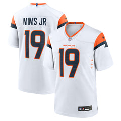 Marvin Mims Jr Denver Broncos Game Jersey - White | Nike for sale