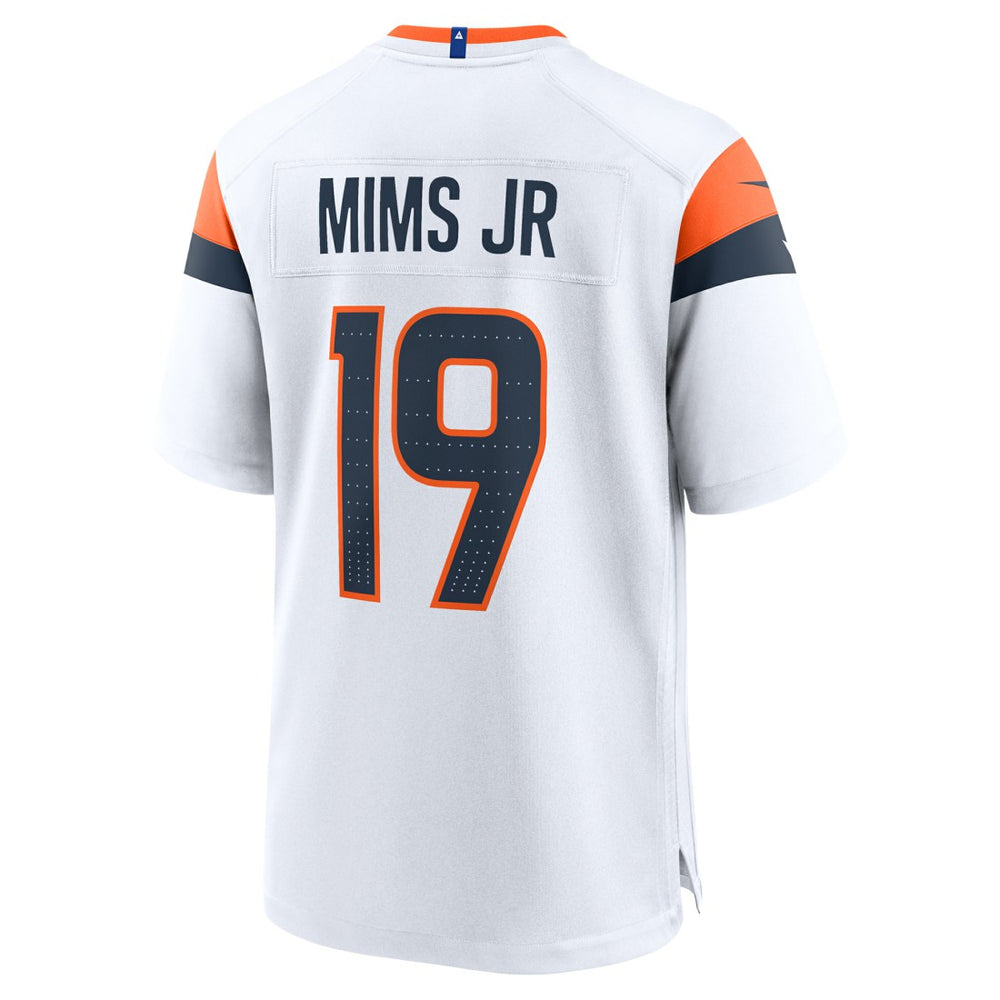 Marvin Mims Jr Denver Broncos Game Jersey - White | Nike for sale