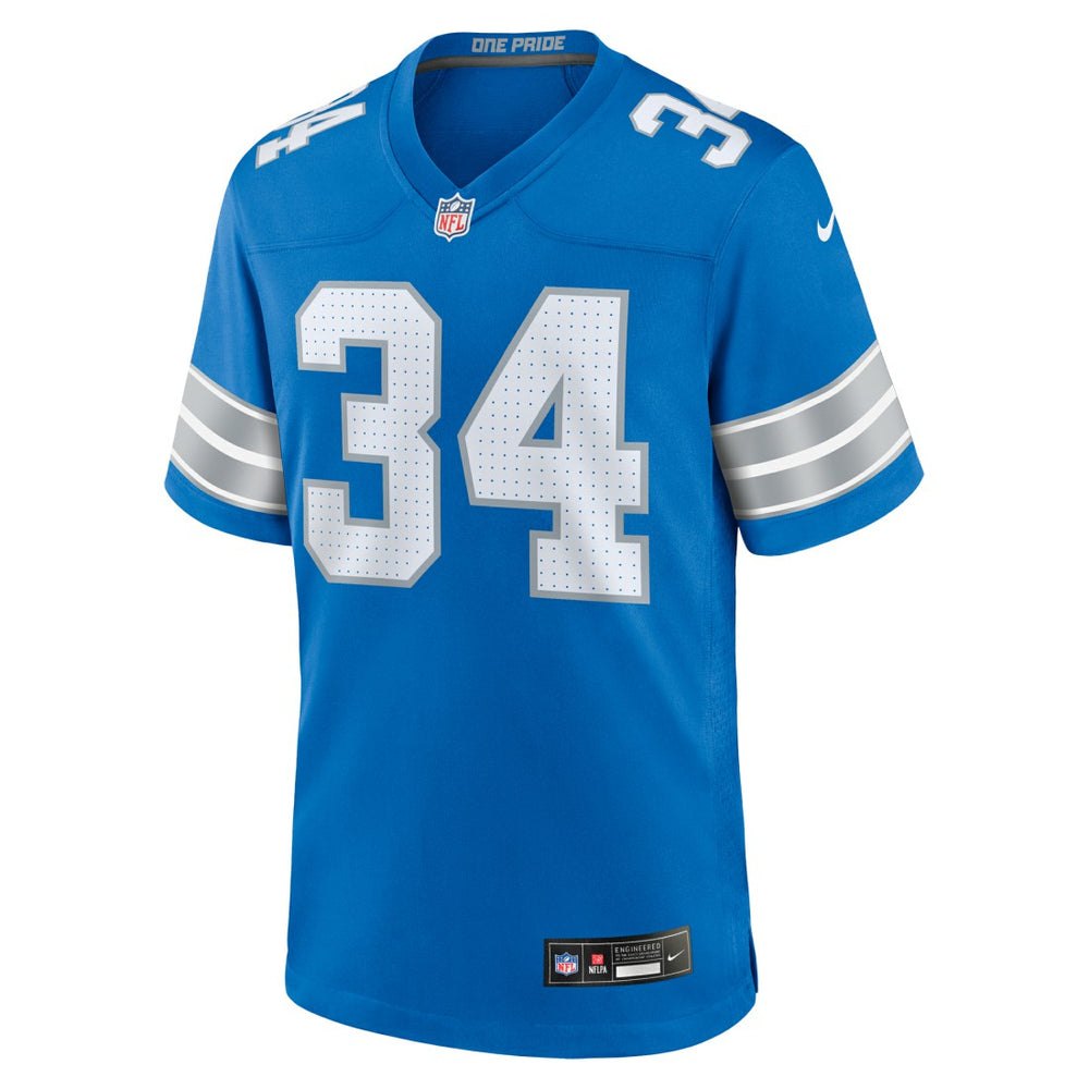 Alex Anzalone Detroit Lions Game Jersey - Blue | Nike on sale