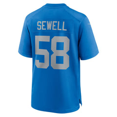 Penei Sewell Detroit Lions Alternate Game Jersey - Blue | Nike for sale