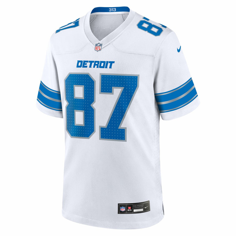 Sam LaPorta Detroit Lions White Game Jersey - White | Nike online