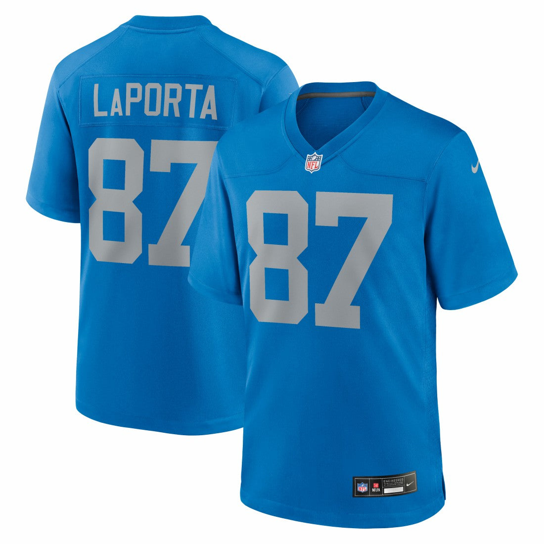 Sam LaPorta Detroit Lions Alternate Game Jersey - Blue | Nike sale