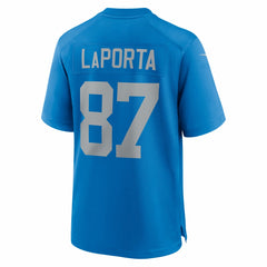 Sam LaPorta Detroit Lions Alternate Game Jersey - Blue | Nike sale
