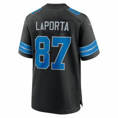 Sam LaPorta Detroit Lions 2nd Alternate Game Jersey - Black | Nike cheap