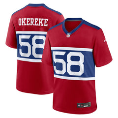Bobby Okereke New York Giants Alternate Player Game Jersey - Century Red | Nike on sale