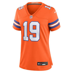 Marvin Mims Jr Denver Broncos Women's Mile High Collection 1977 Throwback Player Game Jersey - Orange | Nike cheap