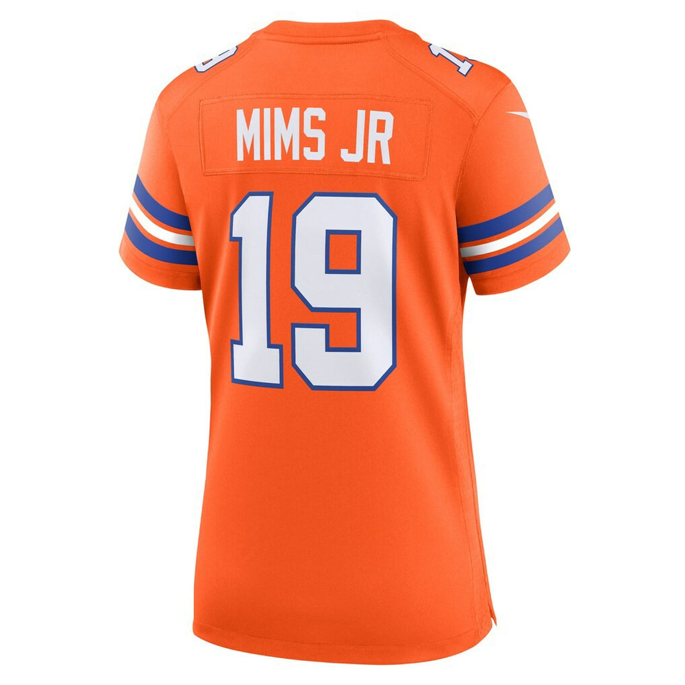 Marvin Mims Jr Denver Broncos Women's Mile High Collection 1977 Throwback Player Game Jersey - Orange | Nike cheap