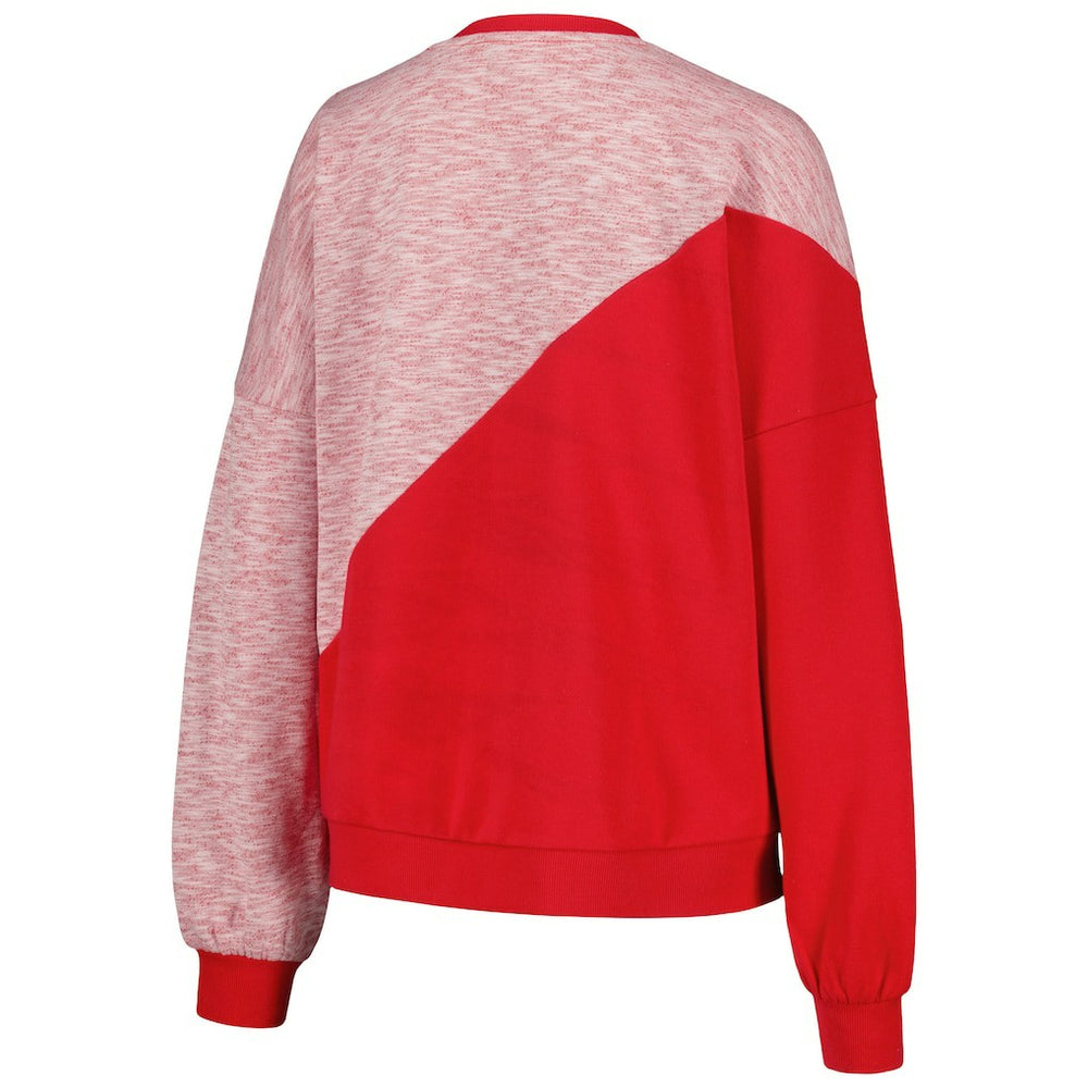 Chicago Bulls G-III 4Her by Carl Banks Women's Benches Split Pullover Sweatshirt sale - Red online