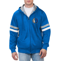 Dallas Mavericks G-III Sports by Carl Banks Contender Full-Zip Hoodie Jacket sale - Blue discount