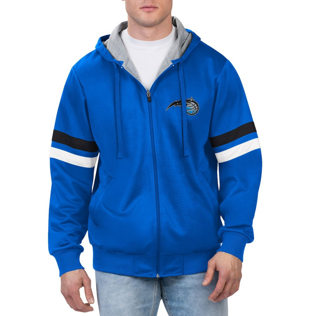 Orlando Magic G-III Sports by Carl Banks Contender Full-Zip Hoodie Jacket - Blue outlet