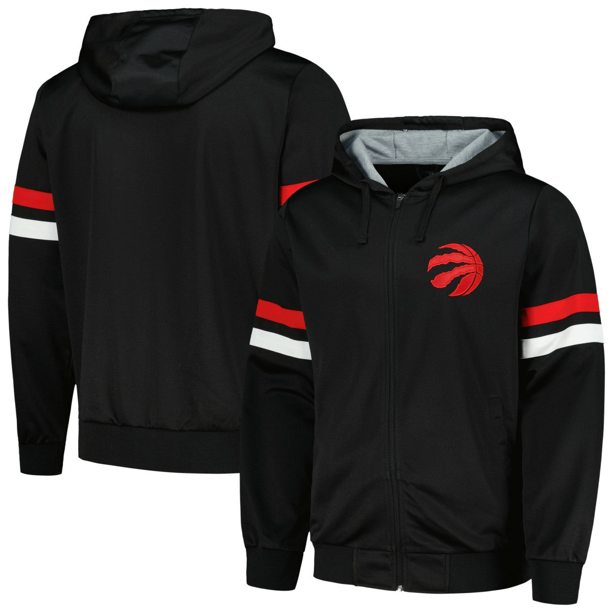 Toronto Raptors G-III Sports by Carl Banks Contender Full-Zip Hoodie Jacket - Black cheap
