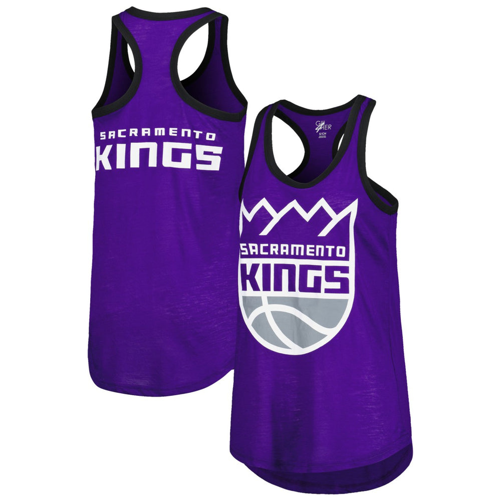 Sacramento Kings G-III 4Her by Carl Banks Women's Showdown Scoop-Neck Racerback Tank Top - Purple outlet